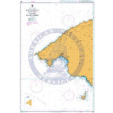 British Admiralty Nautical Chart 2832: Punta Salinas to Punta Beca including Isla de Cabrera